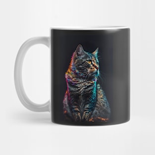 Serious Cat portrait Mug